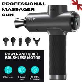 ALLJOY Professional Massage Gun Alljoy Massager Deep Tissue Muscle Vibrating Relax