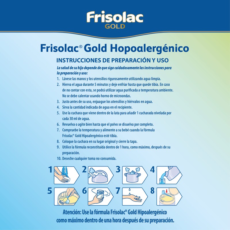 Frisolac Gold Hipoalergénico Lata 400 gr