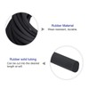 sourcing map Solid Rubber Cord Tubing 10ft 1.5mm(1/16") Dia Matte