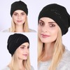 QIYUDA Women Summer Beanies Knit Hats, Winter Fall Mesh Slouchy
