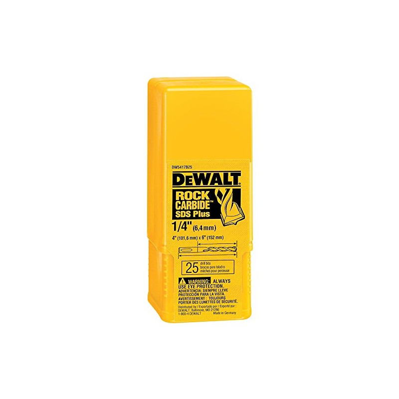 DeWalt DW5417B25 DeWalt 1/4" x 4" x 6" Rock Carbide™