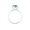 Elli Women's Solitaire Annual Ring 925 Sterling Silver Crystal Ring