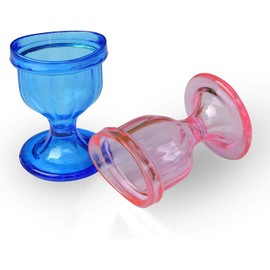 Eye Wash Cup for Effective Eye Cleansing - Eye Shaped Rim, Snug Fit, Perfect Eye wash kit, Cleansing, Remove Dust,perfect eye wash kit, Portable Eye Rinsing Cup for Home Travel Use - Set of 2