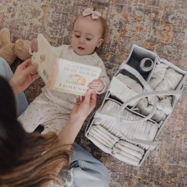 PUTSKA Baby Diaper Caddy Organizer Nursery Basket Set Baby Basket Gift Registry Baby...