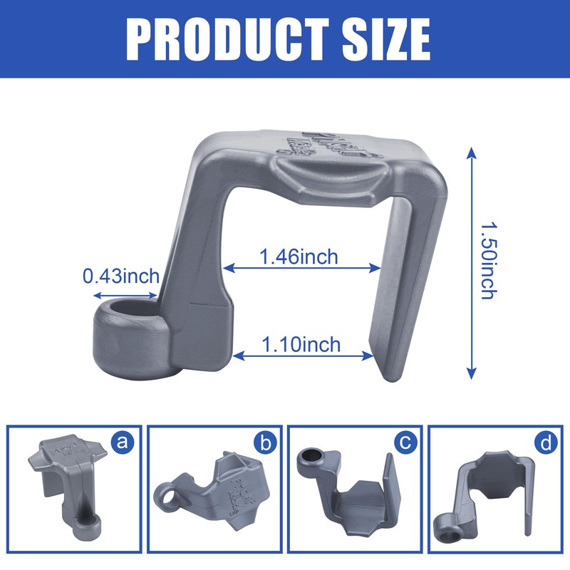 Cendasun Boat Fender Clips,Pontoon Boat Fender Clips for Square Rail,Quick