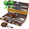 Large Backgammon Sets for Adults - Classic Board Games for