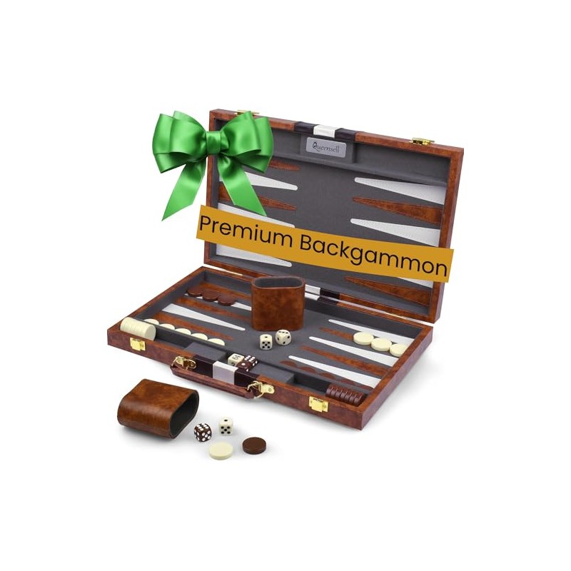Large Backgammon Sets for Adults - Classic Board Games for