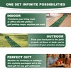 Golf Putting Mat Set with 9.8 ft Putting Green, 4