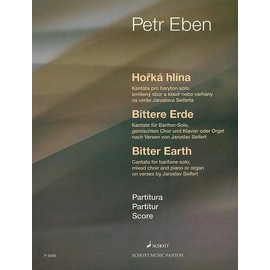 Horká hlína (Terre amère): Cantate. baritone, mixed choir and piano or organ. Partition.