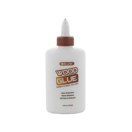 BAZIC Wood Glue 4 Oz. (118 mL), Natural Color Super Strong Bond Adhesive, for Home Improvement Woodwork Softwood & Hardwood, 1-Pack