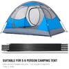 4.48M Fiberglass Camping Tent Pole Bars Outdoor Support Rods Awning