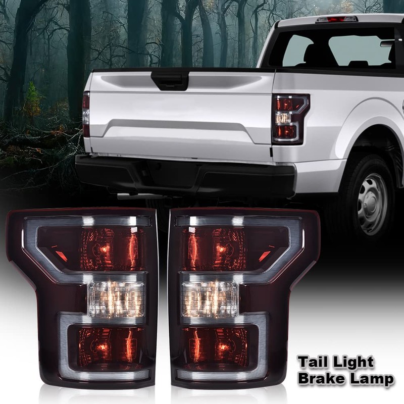 G-PLUS Rear Tail Lights Compatible with Ford F150 2018 2019