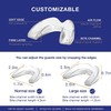 Bruxism Mouth Guard 4 Pack For Grinding Teeth, 2 Sizes,