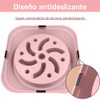 Plato para Perro, 2 Piezas Comedero Lento para Perro, Antideslizante