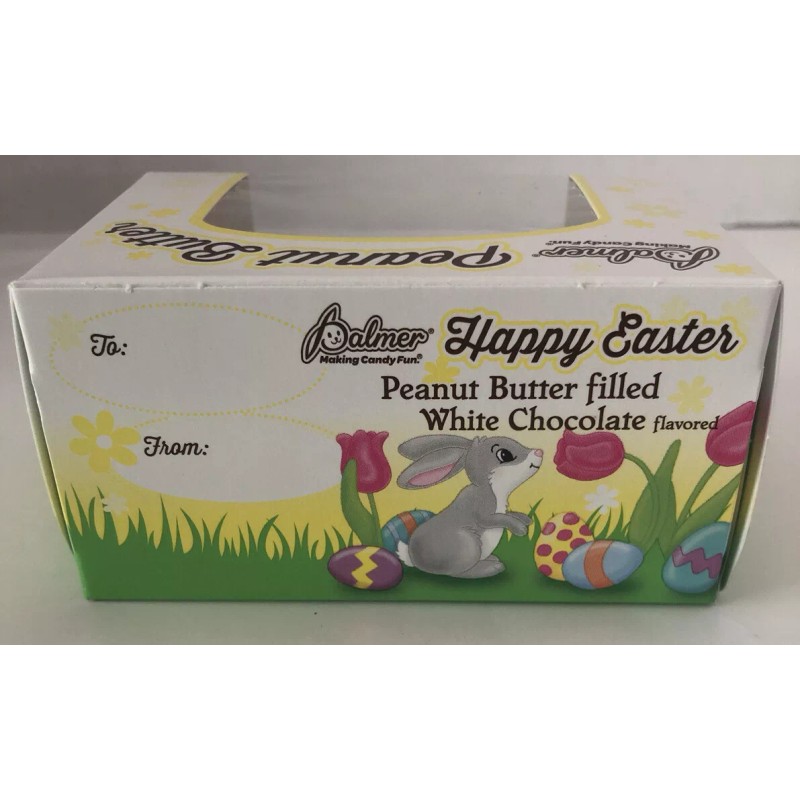 Palmer NEW PALMER 3 OUNCE PEANUT BUTTER FILLED White CHOCOLATE