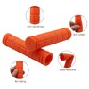 Bike Handlebar Grips WorthPlanet 2 Pairs Non-Slip Soft Rubber Bicycle