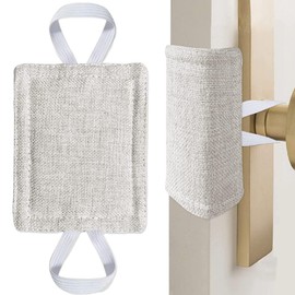 Door Silencer,Door Jammer,Quiet Door Closer Cushion,Door Slamming Silencer,Door Slam Preventer,Nursery Door Silencer,Bumper Safety Door Pads,Door Latch Cover for Noise Reducing Quiet Doors,4 x 3 in