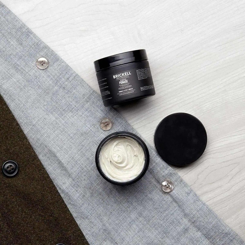 Brickell Mens Products Pomada De Arcilla Para Hombres, Natur
