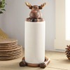 BLACK FOREST DECOR Whimsical Moose Paper Towel Holder