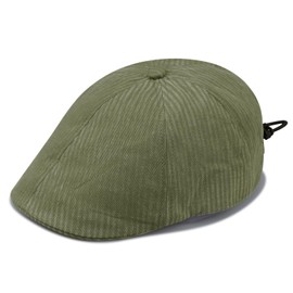 Clakllie Flat Cap Barret Flat Cap Peaked Cap Cotton Gatsby Ivy Golf Cabbie Hat Newsboy Style Plate Hat 8 Panel Peaky Herringbone Hat Sports Hat Beret Cap, H-BL89-Green