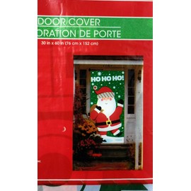 Santa Claus "Ho Ho Ho" Door Cover