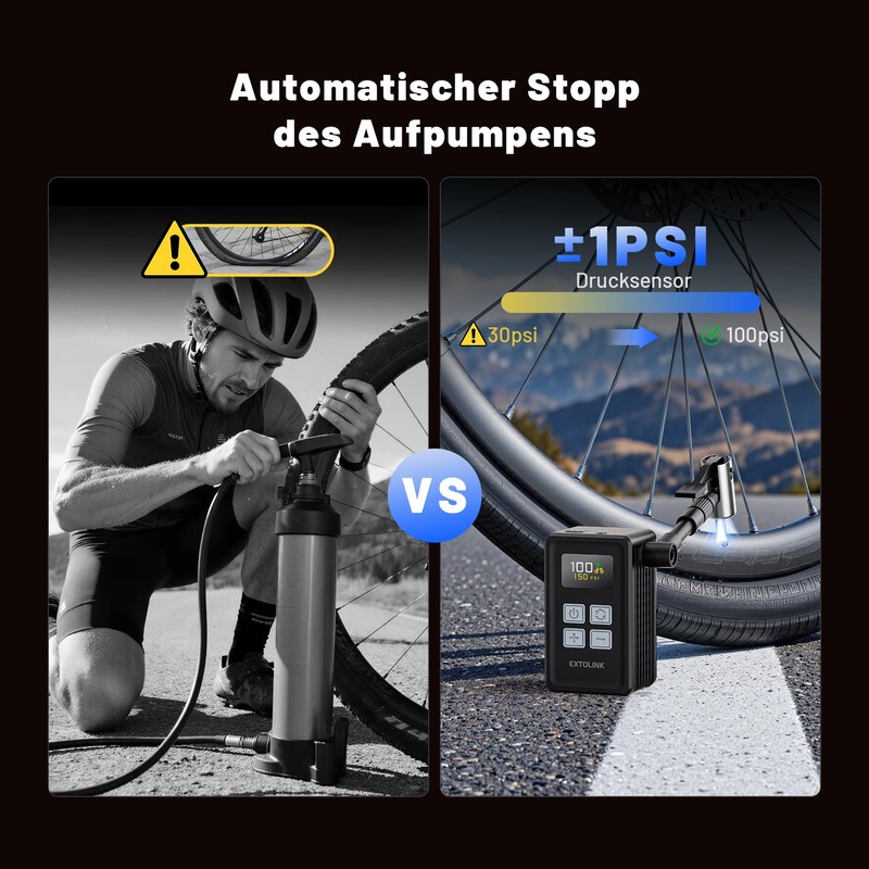 EXTOLINK Electric Bicycle Pump