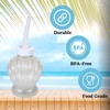 LSANDM Beach Themed Plastic Cups with Straw Shell and Mermaid