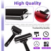 Swpeet 2 Pack Black Rubber Roller, Brayer Roller, Hard Rubber,