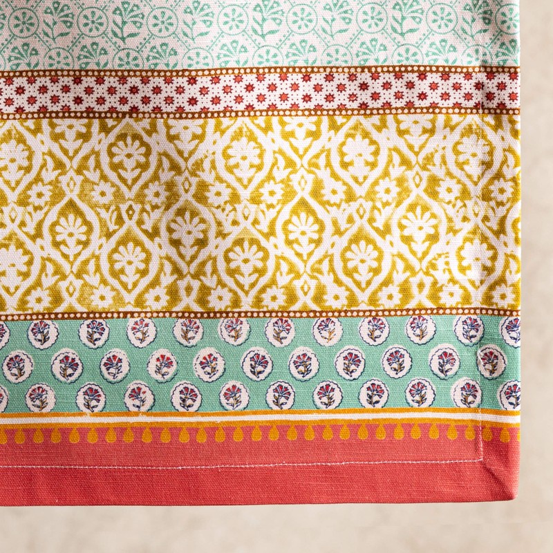 Maison d' Hermine Spring/Summer Table Runner, 100% Cotton, Decorative, Washable