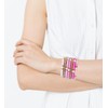 Pychee Summer Surfer Heishi Bracelet Set for Women Stackable Gold