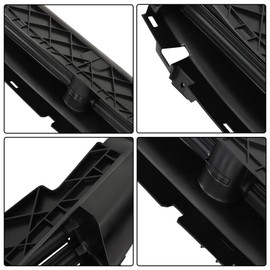 waltyotur Front Lower Active Grille Shutter Air Deflector Replacement for 200 2015 2016 2017 2.4L 3.6L Replacement for 68302662AA