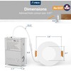 Amico 6 Pack 3 Inch 5CCT Ultra-Thin LED Recessed Ceiling