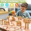YongnKids 158 Pcs Kids Tool Set Construction STEM Building Blocks