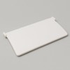 Chainless Vertical Blind Bottom Weights – UV-Coated Plastic Slat Weights,
