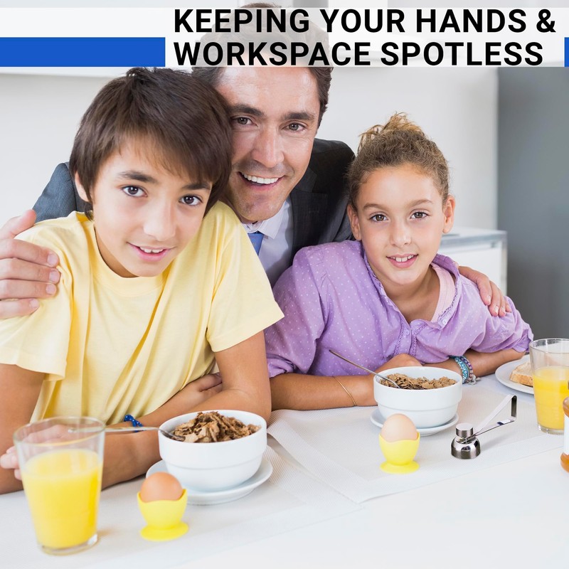 Egg Cracker Tool for Raw Eggs - Stainless Steel Egg