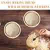 BEIYUANYA 6PCS 6.3 Inch Fermentation Basket, Banneton Bread Proofing Basket,