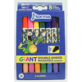 Norma Giant Double Ended Washable Markers by Norma