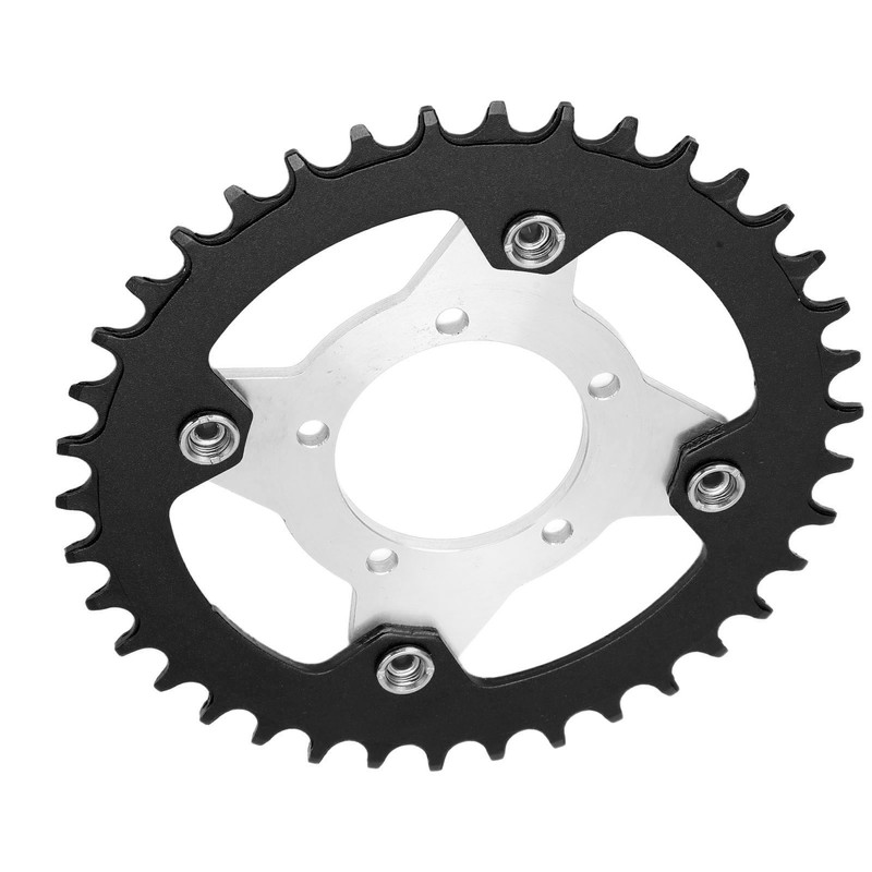 104BCD Electric Bike Chainring and Adapter 38T Aluminum Alloy CNC