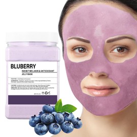 BYOTOUTY Blueberry Jelly Mask Powder 23 Fl Oz, Gel Face Mask for Women & Men, Jelly Masks for Facials Professional with Hydrating, Moisturizing Skin Care Effect, Overnight Hydrogel Peel Off Face Mask