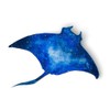 Squiddy Manta Ray - Artistic Blue Sealife Ocean Beach Theme