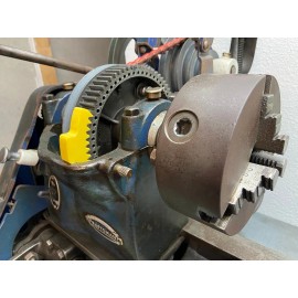 DNA Atlas 10" & 12 Lathe Spindle Lock Wedge Stop - Remove & Install Chuck - BLACK