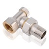 S SIENOC Thermostatic Valve Thermostatic Head Radiator Connection Set Screw