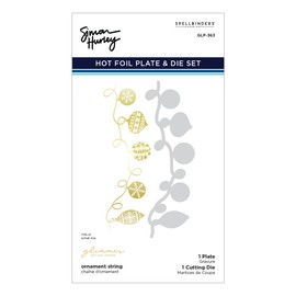 Simon Hurley Ornament String Glimmer Hot Foil Plate & Die Set, Unspecified