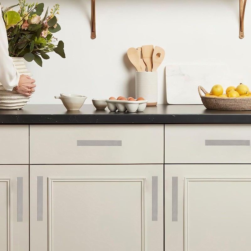 khtumeware 5 Pack 7-1/2 Inch(192mm) Brushed Satin Nickel Square Cabinet