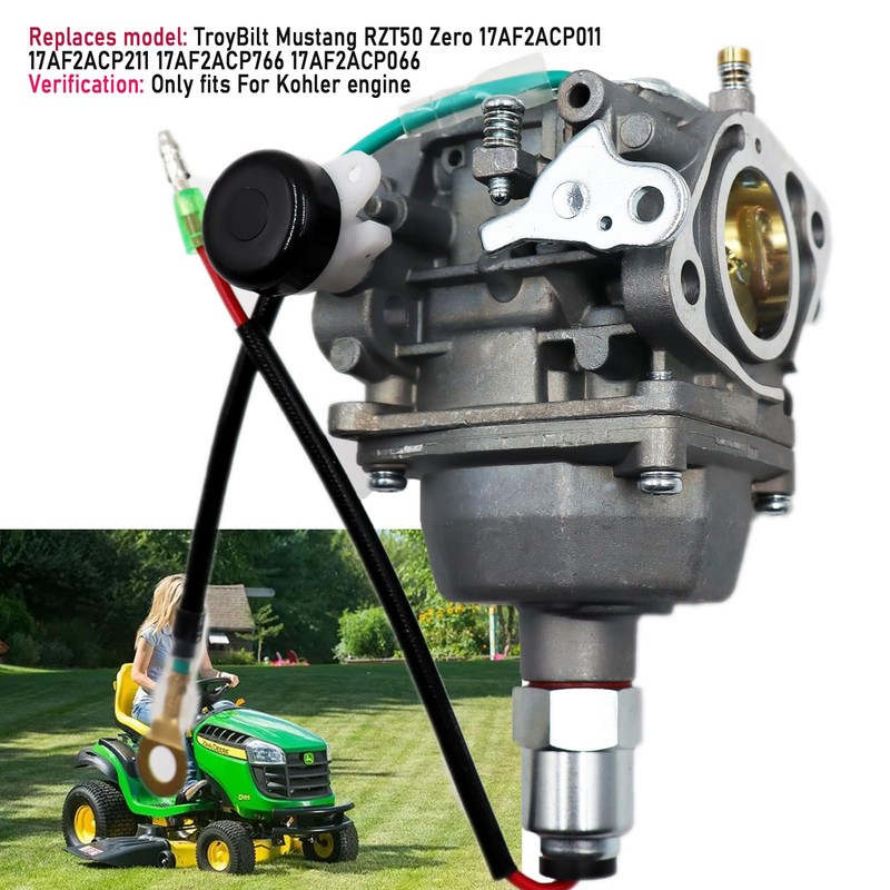 LIZAPUS Carburetor Carb Kit Compatible with 50" Troy Bilt Mustang