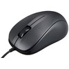 Elecom M-K5URBK/RS Wired Mouse, Small, 3 Buttons, USB Optical, Black,