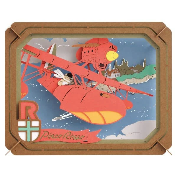 Paper Theater Red Pig PT-064N From Adriatic Ocean Sky