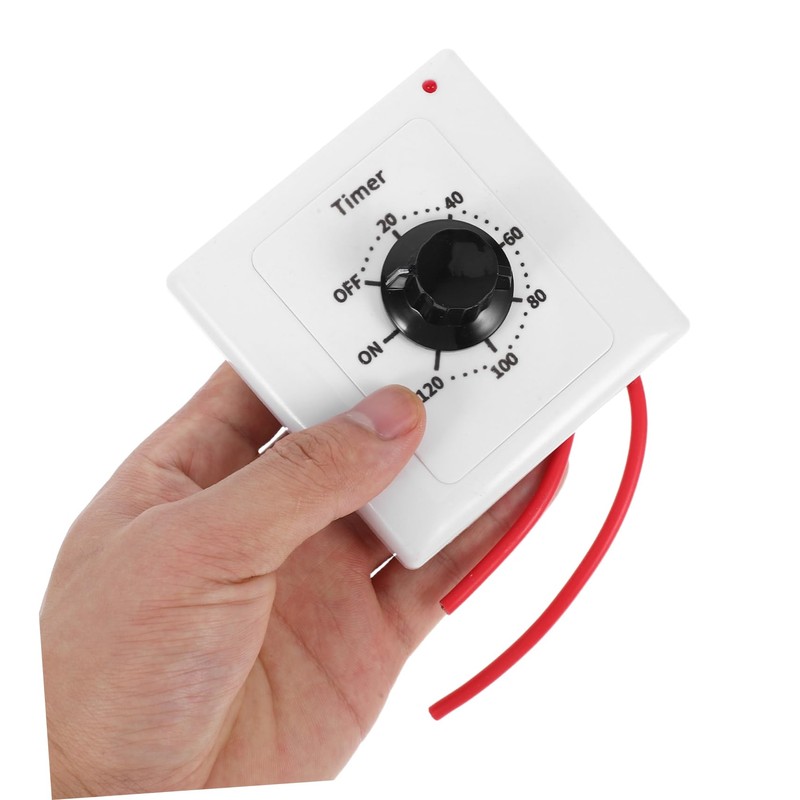 Operitacx Digitaler Timer Schalter mit LED Display Programmierbare Zeitschaltuhr für
