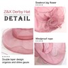 Z&X Organza Church Fascinator Wedding Tea Party Derby Hats for