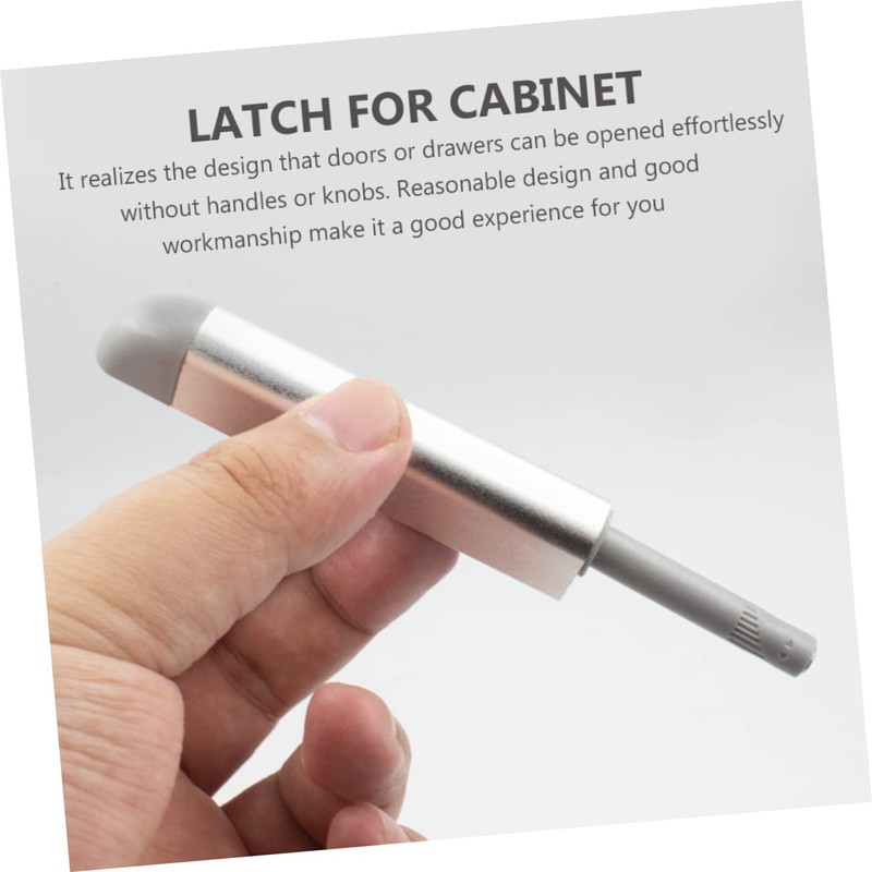 Operitacx 2 Sets Schranktür Magnete Latch Magnetic Touch Catch Aluminiumlegierung